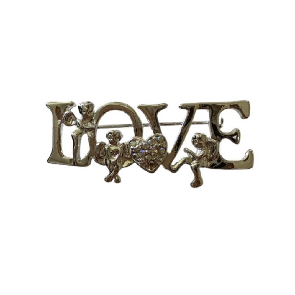 Love brooch 2” length